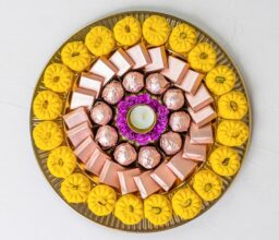 Alternative view of Gift Tray with Diya