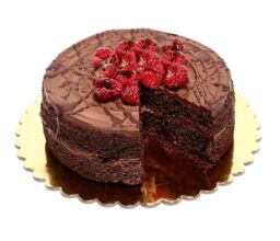 Sugar-free, Gluten-free & Vegan Chocolate Raspberry Quinoa Cake