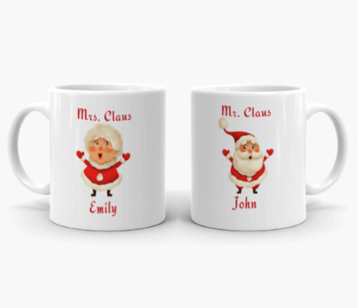 Mr. Claus and Mrs. Claus Combo Christmas Mugs in Dubai
