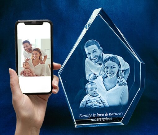 Large Prestige Diamond Crystal Personalised - Personalised gift from Giftbag in Dubai, UAE