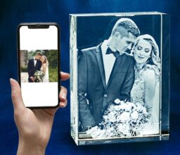 Rectangle Presidential Tall Crystal Personalised