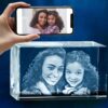 Rectangle Medium Wide Crystal Personalised