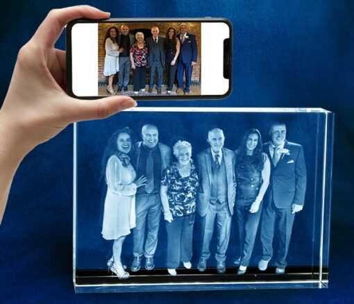 Rectangle Presidential Wide Crystal Personalised - Personalised gift from Giftbag in Dubai, UAE