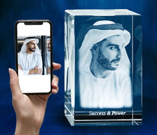Rectangle Large Tall Crystal Personalised in Dubai