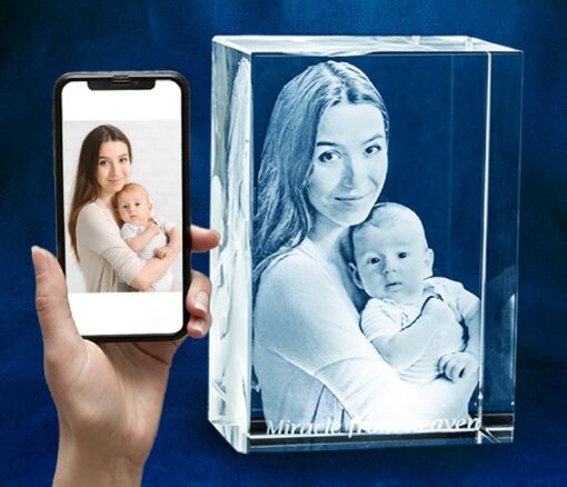 Rectangle Extra Large Tall Crystal Personalised - Personalised gift from Giftbag in Dubai, UAE