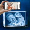 Rectangle Large Wide Crystal Personalised