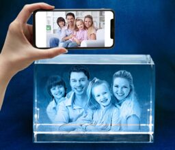 Rectangle Mantel Wide Crystal Personalised