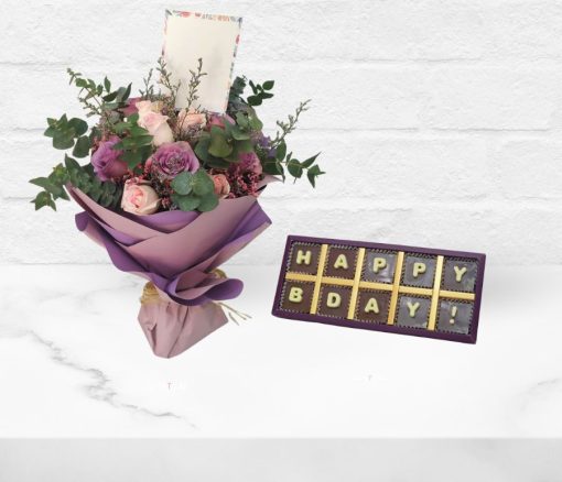 Birthday Chocolates and Roses in Dubai