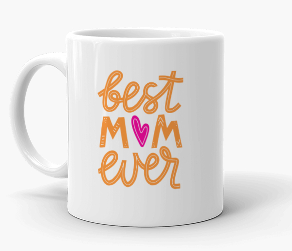 Personalized Photo Best Ever Mom Mug