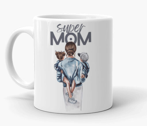 Personalized Photo Boy Girl Mom Mug in Dubai