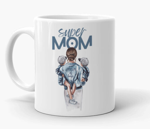 Personalized Photo Mom of Boys Mom Mug in Dubai