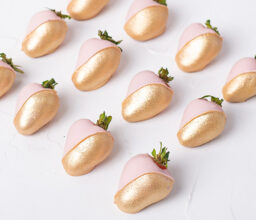 Ruby and Gold Strawberries  - 12pcs