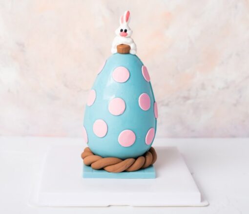 Blue and Pink Chocolate Egg in Dubai