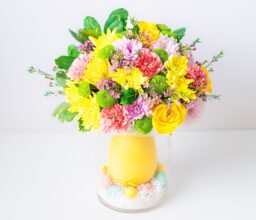Spring Bouquet with Large Egg