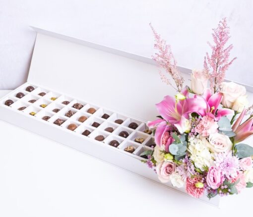 NJD Luxury Collection White - Chocolates gift from Giftbag in Dubai, UAE