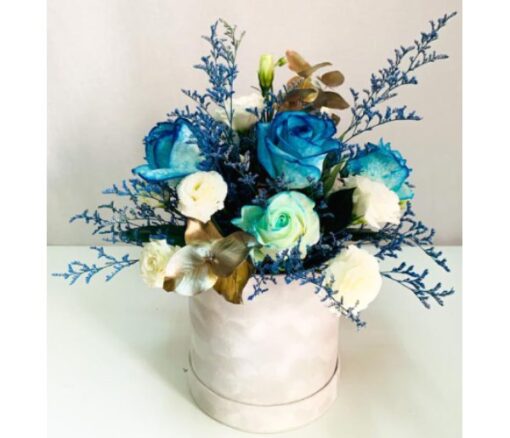 Blooms Blue Flower Box in Dubai