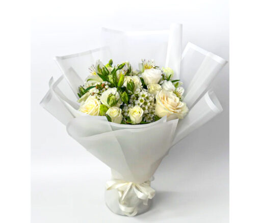 Classic White Bouquet in Dubai