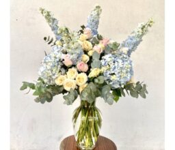 Pastels Springtime Vase Arrangement