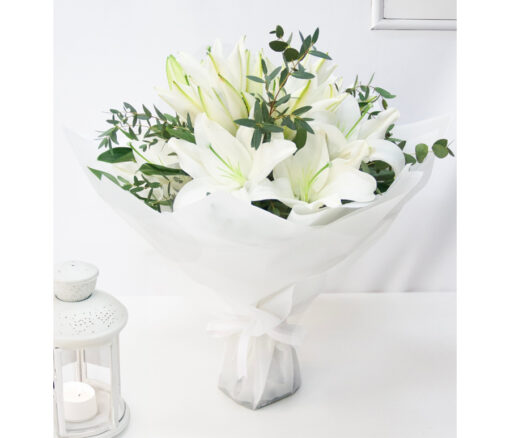 White Lilies Bouquet’s in Dubai