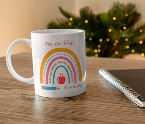 Teacher Life Personalized Name Mug - Personalised gift from Giftbag in Dubai, UAE