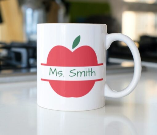 Kindergarten Teacher Personalized Name Mug - Personalised gift from Giftbag in Dubai, UAE