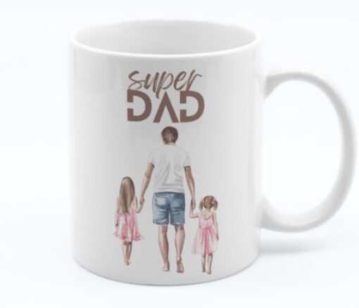 Dad of Girls Personalized Photo Mug in Dubai