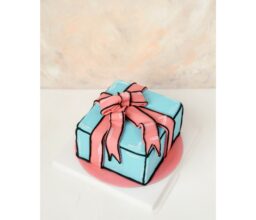 Alternative view of Gift Cartoon Cake
