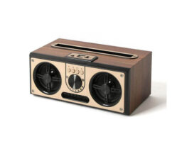 SEVAN - Giftology Retro Wood 20W Bluetooth Speaker with FM