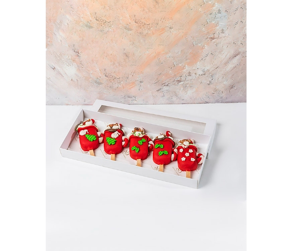 Gingerbread Man Theme Cakesicles - Image 3