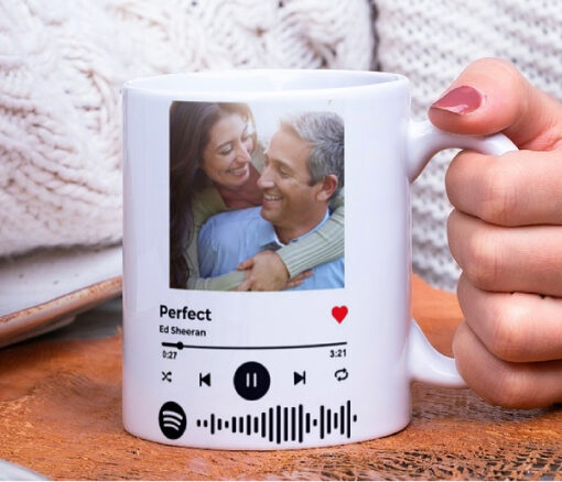 Spotify Personalized White Mug - Personalised gift from Giftbag in Dubai, UAE