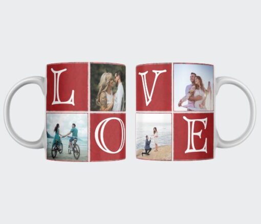 Personalised LOVE Photos Mug - Personalised gift from Giftbag in Dubai, UAE