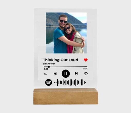 Personalised Spotify Acrylic Plaque in Dubai