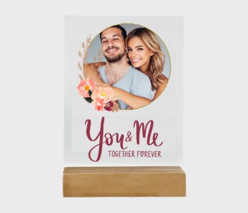 Personalised Couple Acrylic Plaque in Dubai