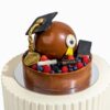 Graduation Cake with Fresh Fruits