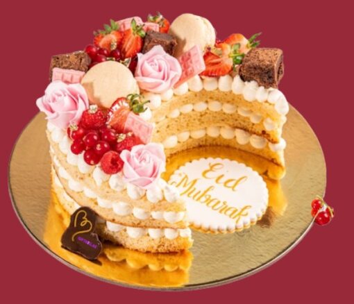 Eid Al Adha Crescent Cake 1 kg in Dubai