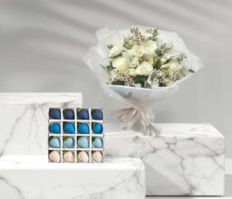 Blue Strawberries & White Floral Bundle