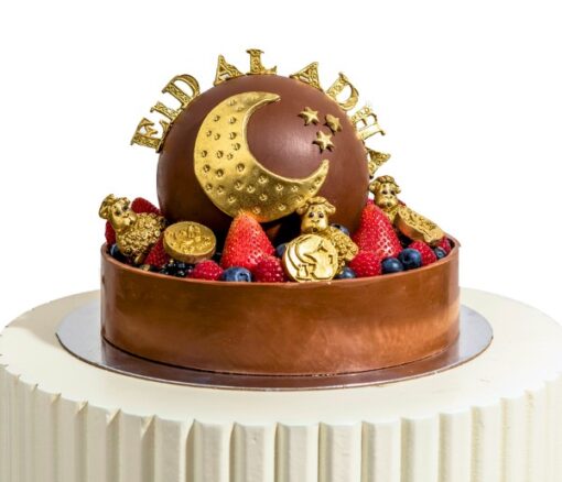 EID Chocolate Cake with Fresh Fruits in Dubai