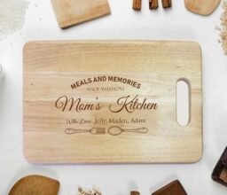 Personalised chopping board