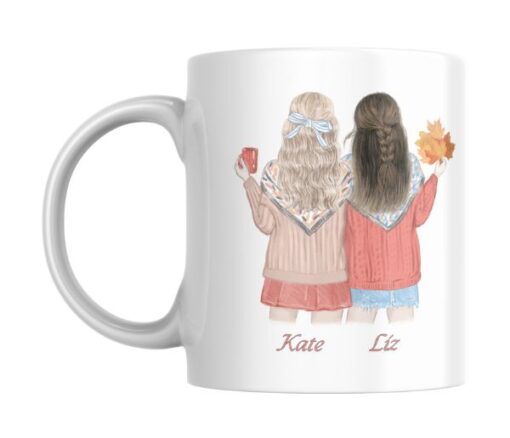 BFF Names Personalised Mug - Personalised gift from Giftbag in Dubai, UAE