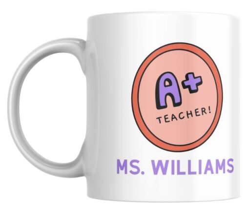 No. 1 Teacher Nutrition Mug - Personalised gift from Giftbag in Dubai, UAE