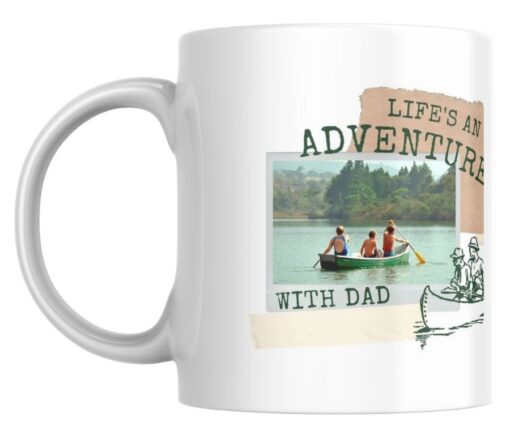 Adventures with Dad Personalised Mug - Personalised gift from Giftbag in Dubai, UAE