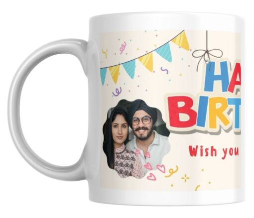 Happy Birthday Photo Persoanlised Mug in Dubai