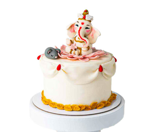 Ganpathi and Mouse Theme Cake - Cakes gift from Giftbag in Dubai, UAE