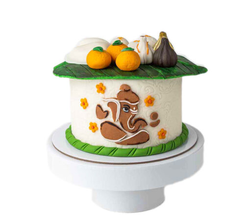 Ganpathi Mithai Theme Cake in Dubai