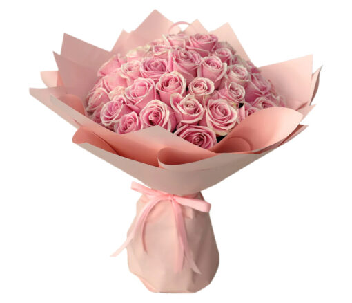 Soft Pink Rose Bouquet in Dubai