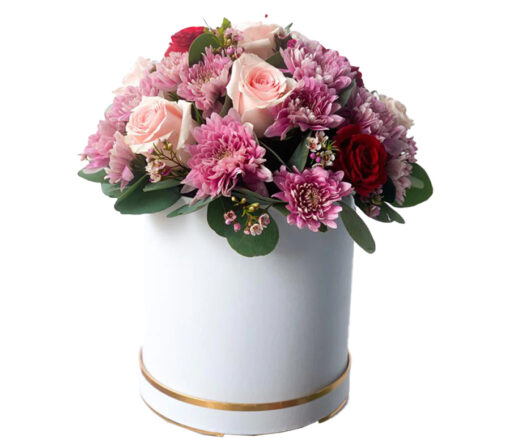 Blossoms in Pink Flower Arrangement in Dubai