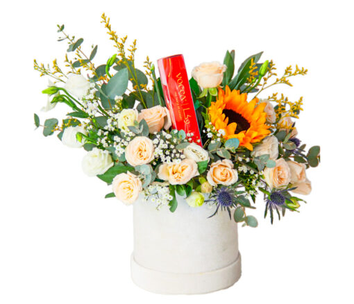 Chocolates and Flower Arrangement in Dubai
