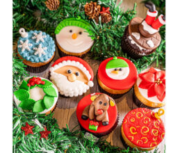 Christmas Cupcakes 9pc