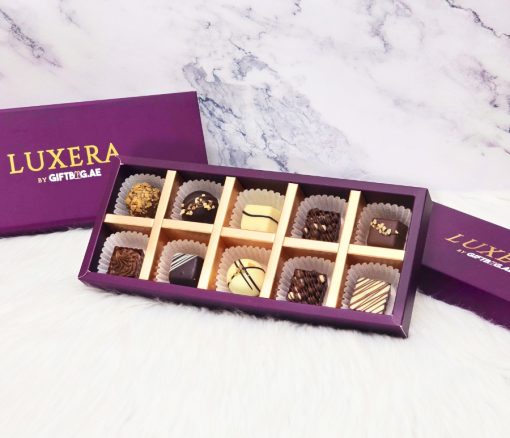 10 Pcs Assorted Chocolates By LUXERA - Chocolates gift from Giftbag in Dubai, UAE