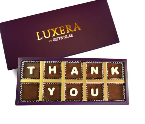 10 Pcs Thank You Chocolate By LUXERA in Dubai